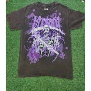 Purple Reaper Charcoal Vitriol Graphic T-shirt Size Medium